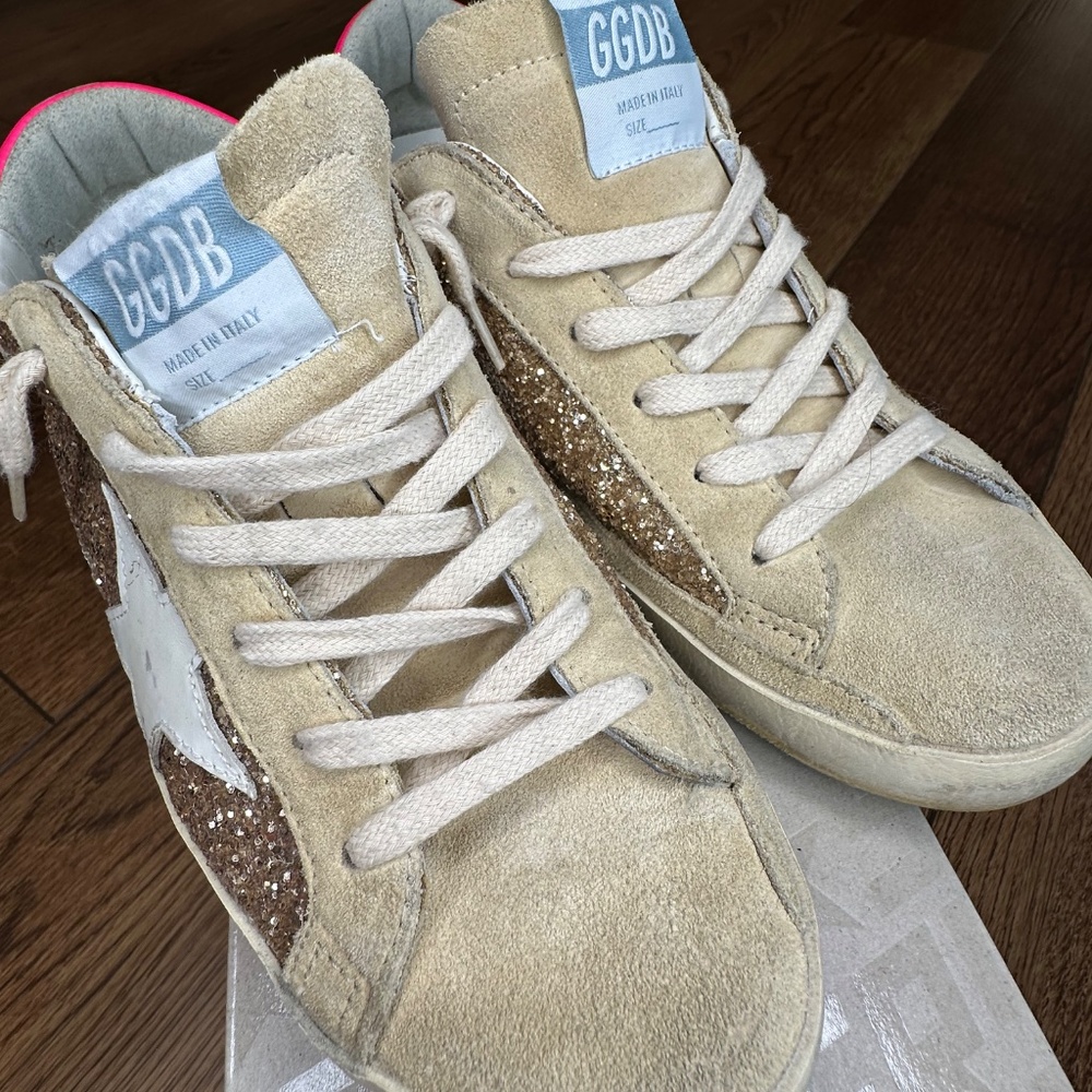 GOLDEN GOOSE Superstar Glitter Low-Top Sneakers - Picture 14 of 16